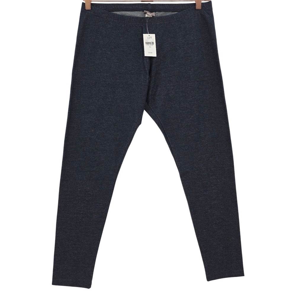 J. Jill Womens M Dark Denim Ponte Stretch Leggings NWT